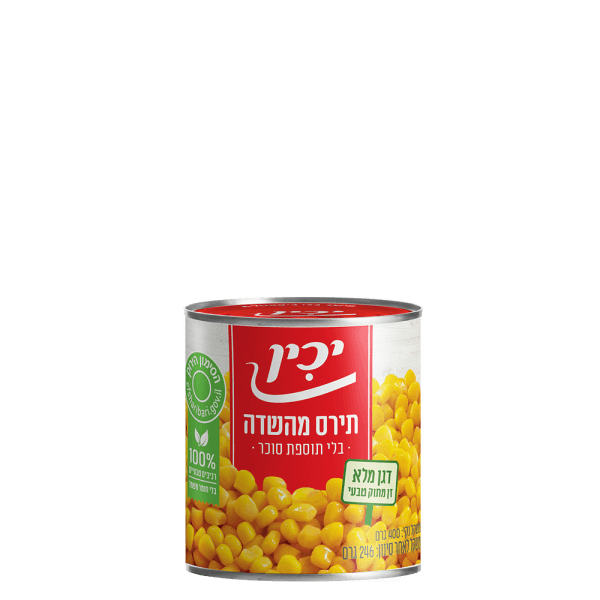 גרעיני תירס מהשדה בלי תוספת סוכר - 400 גרם