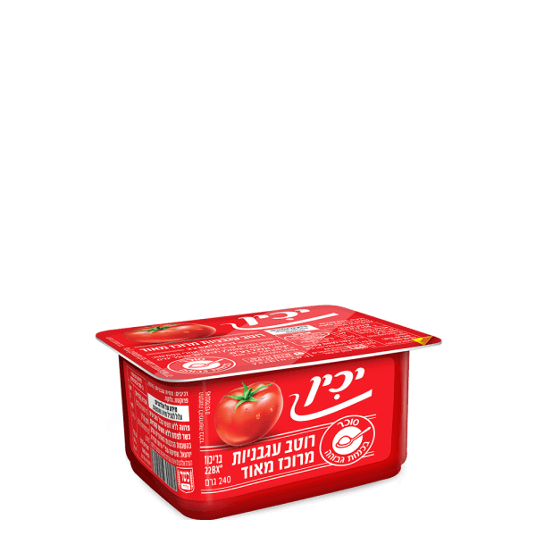 רוטב עגבניות 22% בריקס מרוכז