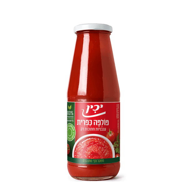 פולפה כפרית (עגבניות חתוכות דק)