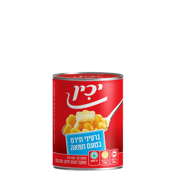 גרעיני תירס מתוק בטעם חמאה