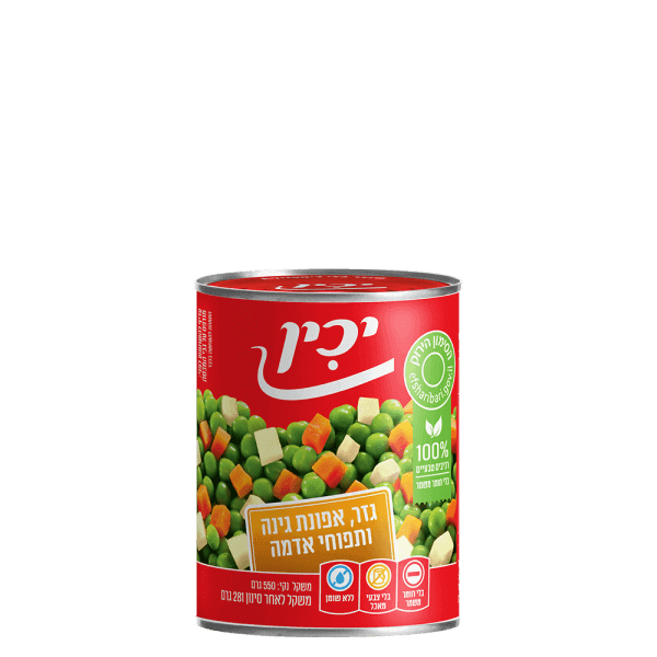 לקט אפונה, תפוחי אדמה וגזר